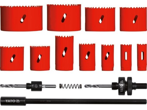 YATO KOMPLET OTWORNIC BIMETALOWYCH 7 elem. 19-76mm 3381