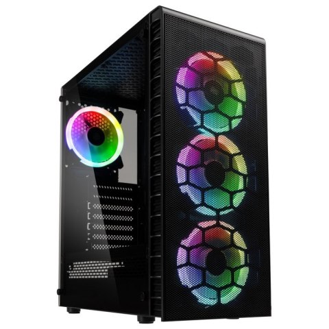 Kolink Observatory Lite Mesh RGB Mid Tower - czarny