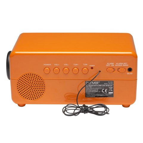 Radiobudzik retro Denver CR-425 pomarańczowy