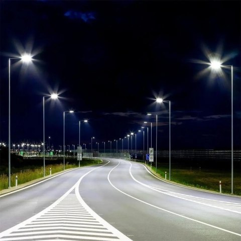 Oprawa Uliczna LED V-TAC SAMSUNG CHIP 150W Soczewki 110st 135Lm/W VT-154ST 4000K 20300lm 5 Lat Gwarancji