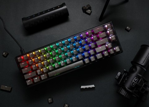 Klawiatura Gamingowa Ducky One 3 Aura Black SF, RGB LED - MX-Speed-Silver