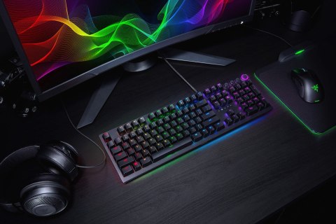 Klawiatura Razer Huntsman Elite Gaming (Wielka Brytania) Czarny przełącznik optyczny Clicky