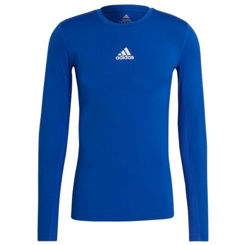 Koszulka męska adidas Compression Long Sleeve Tee niebieska GU7335 XL