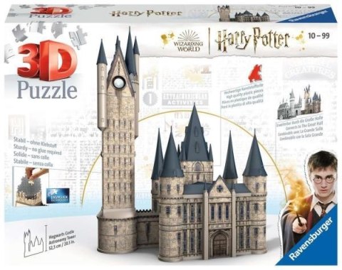 Puzzle 3D Budynki: Zamek Hogwarts Wieża 540 elementów