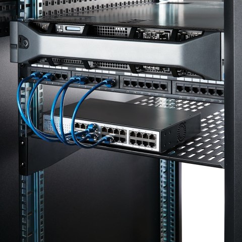 2U 22IN FIXED RACK MOUNT SHELF/.