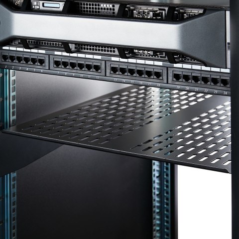 2U 22IN FIXED RACK MOUNT SHELF/.