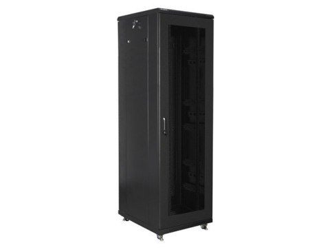 LANBERG SZAFA STOJĄCA RACK 19" 42U 600X800 DRZWI PERFOROWANE CZARNA FF01-6842-23B (FLAT PACK)