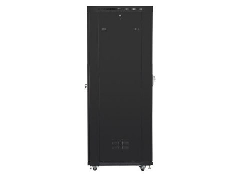 LANBERG SZAFA STOJĄCA RACK 19" 42U 800X1000 DRZWI PERFOROWANE LCD CZARNA FF01-8042-23BL (FLAT PACK)