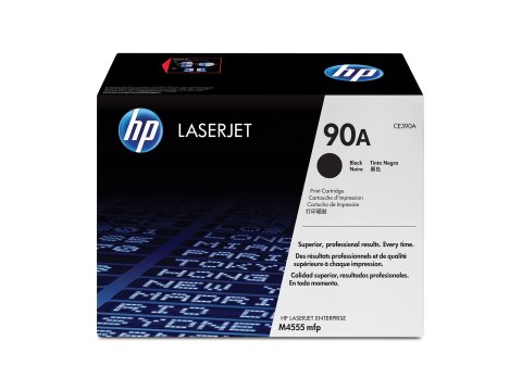 HP 90A oryginalny wkład z czarnym tonerem LaserJet