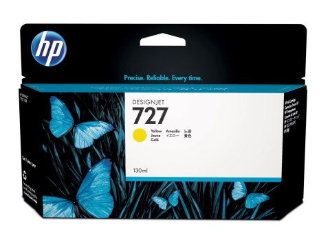 HP Żółty wkład atramentowy 727 DesignJet 130 ml