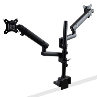 StarTech.com ARMDUALPIVOT uchwyt / stojak do monitorów 81,3 cm (32") Biurko Czarny