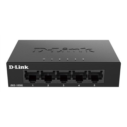 D-LINK DGS-105GL/E 5-Port Gigabit Ethernet Metal Ho