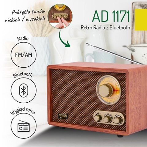 Retro Radio z Bluetooth