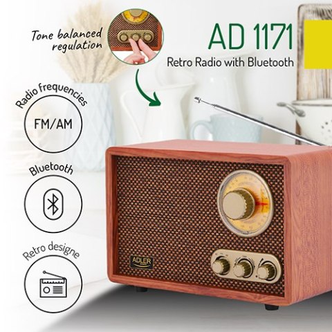 Retro Radio z Bluetooth