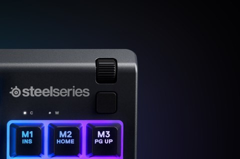 Klawiatura gamingowa SteelSeries Apex 3 Tenkeyless Klawiatura do gier Światło LED RGB Amerykańskie przewodowe przełączniki Whisp