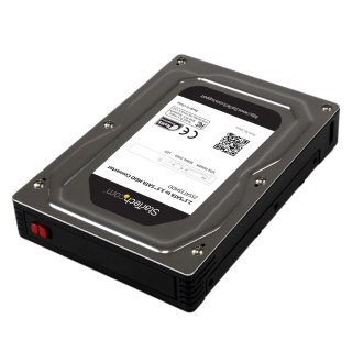 StarTech.com 25SAT35HDD panel drive bay 8,89 cm (3.5") Taca napędu pamięci masowej Czarny, Srebrny