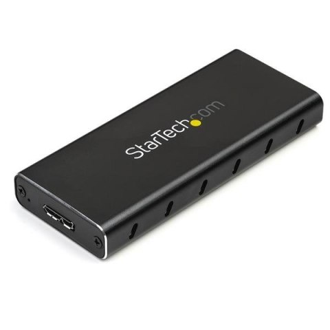 StarTech.com SM21BMU31C3 obudowa do dysków twardych Obudowa SSD Czarny, Srebrny M.2