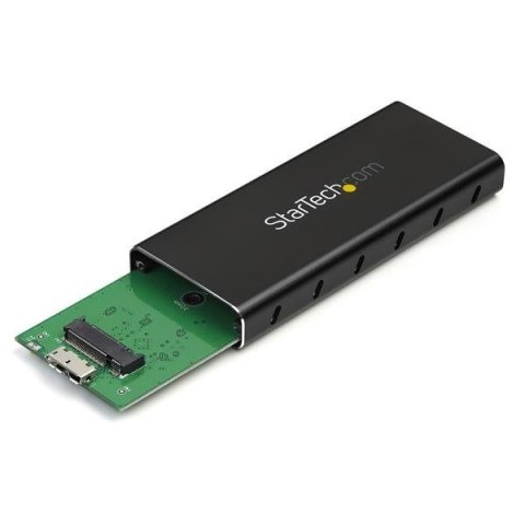 StarTech.com SM21BMU31C3 obudowa do dysków twardych Obudowa SSD Czarny, Srebrny M.2