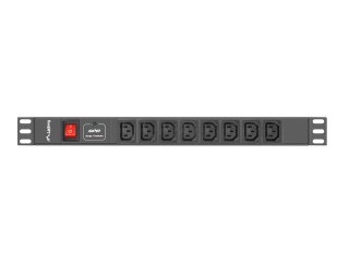 LANBERG LISTWA ZASILAJĄCA RACK PDU (1U, 16A, 8X IEC C13)