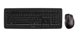 CHERRY DW 5100 klawiatura Dołączona myszka Uniwersalne RF Wireless QWERTZ Niemiecki Czarny