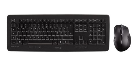 CHERRY DW 5100 klawiatura Dołączona myszka Uniwersalne RF Wireless QWERTZ Niemiecki Czarny