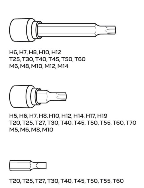 NEO tools 08-713 końcówka wkrętakowa