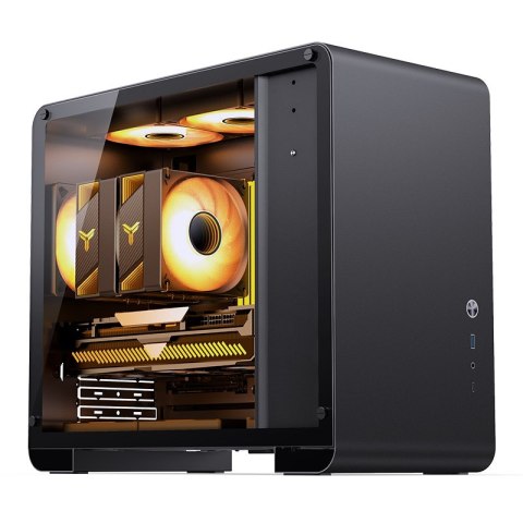 Obudowa Jonsbo U4 Mini Micro-ATX, Szkło Hartowane - Czarna