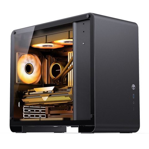 Obudowa Jonsbo U4 Mini Micro-ATX, Szkło Hartowane - Czarna