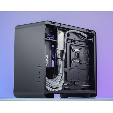 Obudowa Jonsbo U4 Mini Micro-ATX, Szkło Hartowane - Czarna