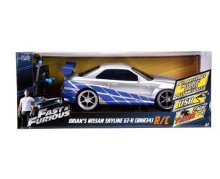 Auto na radio Fast&Furious Szybcy i wściekli Nissan Skyline GTR 1:16 Dickie