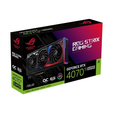 Karta graficzna ASUS ROG Strix RTX 4070 Ti SUPER OC 16GB GAMING