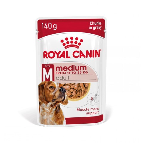 ROYAL CANIN SHN Medium Adult w sosie - mokra karma dla psa dorosłego - 10x140g