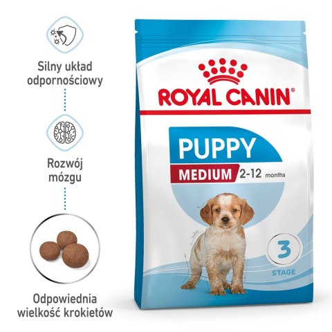 ROYAL CANIN SHN Medium Puppy - sucha karma dla szczeniąt - 15 kg