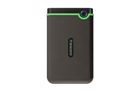 Transcend StoreJet 25M3C zewnętrzny dysk twarde 2 TB 2.5" USB Type-C 3.2 Gen 1 (3.1 Gen 1) Czarny, Zielony