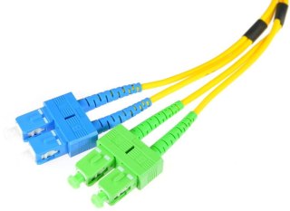 PATCHCORD ŚWIATŁOWODOWY SM SC/UPC-SC/APC DUPLEX 3m