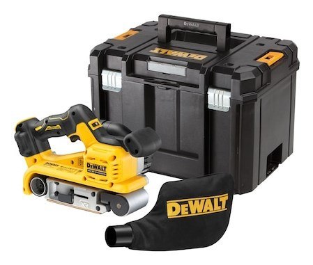 DeWALT DCW220NT-XJ przenośna szlifierka Szlifierka taśmowa Czarny, Żółty