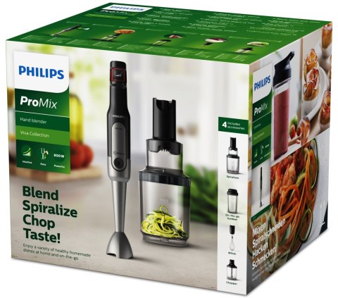 Philips Viva Collection HR2657/90 Zoodler blender ze spiralnym ostrzem