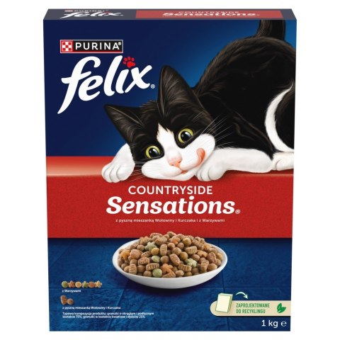 Purina FELIX Countryside Sensations Wołowina 1kg