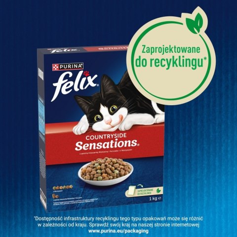 Purina FELIX Countryside Sensations Wołowina 1kg