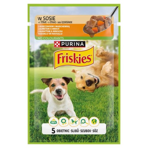 Purina FRISKIES ADULT Dog CiG Kurczak, marchew 85g