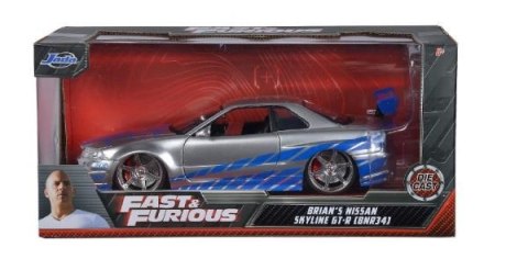 Auto Fast&Furious Szybcy i wściekli 2002 Nissan Skyline 1:24 JADA Dickie