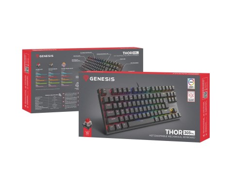 Klawiatura Genesis Thor 303 TKL