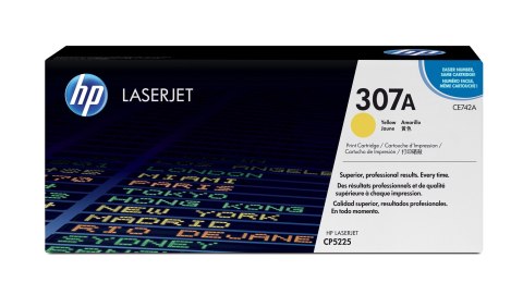 HP 307A oryginalny wkład z żółtym tonerem LaserJet