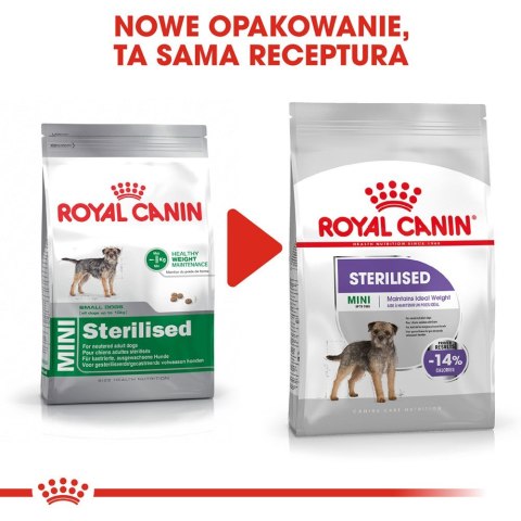 Royal Canin CCN MINI STERILISED - sucha karma dla psa dorosłego - 8kg