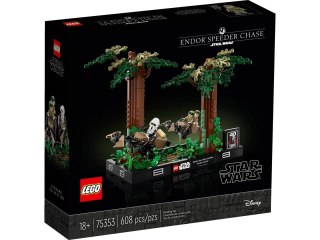 LEGO STAR WARS 75353 DIORAMA: POŚCIG NA ŚCIGACZU PRZEZ ENDOR