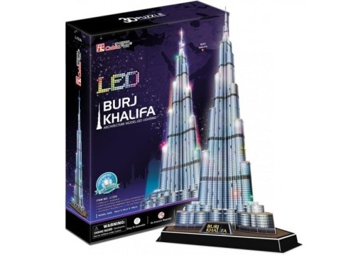 CUBIC FUN LED 306-20508 PUZZLE 3D LED - BURDŻ CHALIFA