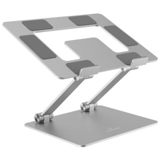 Podstawka pod laptopa LYNXER - ergonomiczna, aluminiowa, regulowana