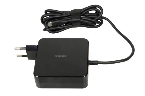 Zasilacz sieciowy iBOX IUZ100TC do notebooków z USB-C Power Delivery 100W