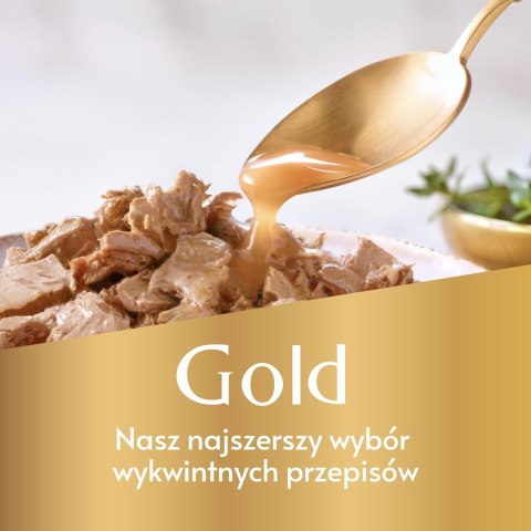 GOURMET GOLD Łosoś i kurczak w sosie 85g