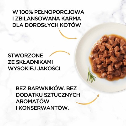 GOURMET GOLD Łosoś i kurczak w sosie 85g